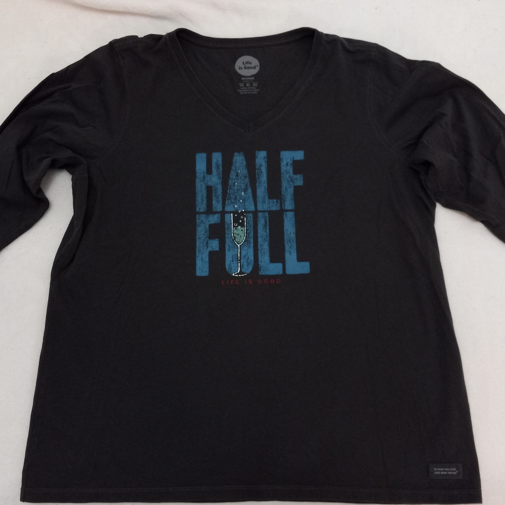 Life is Good Black Long Sleeve Shirt